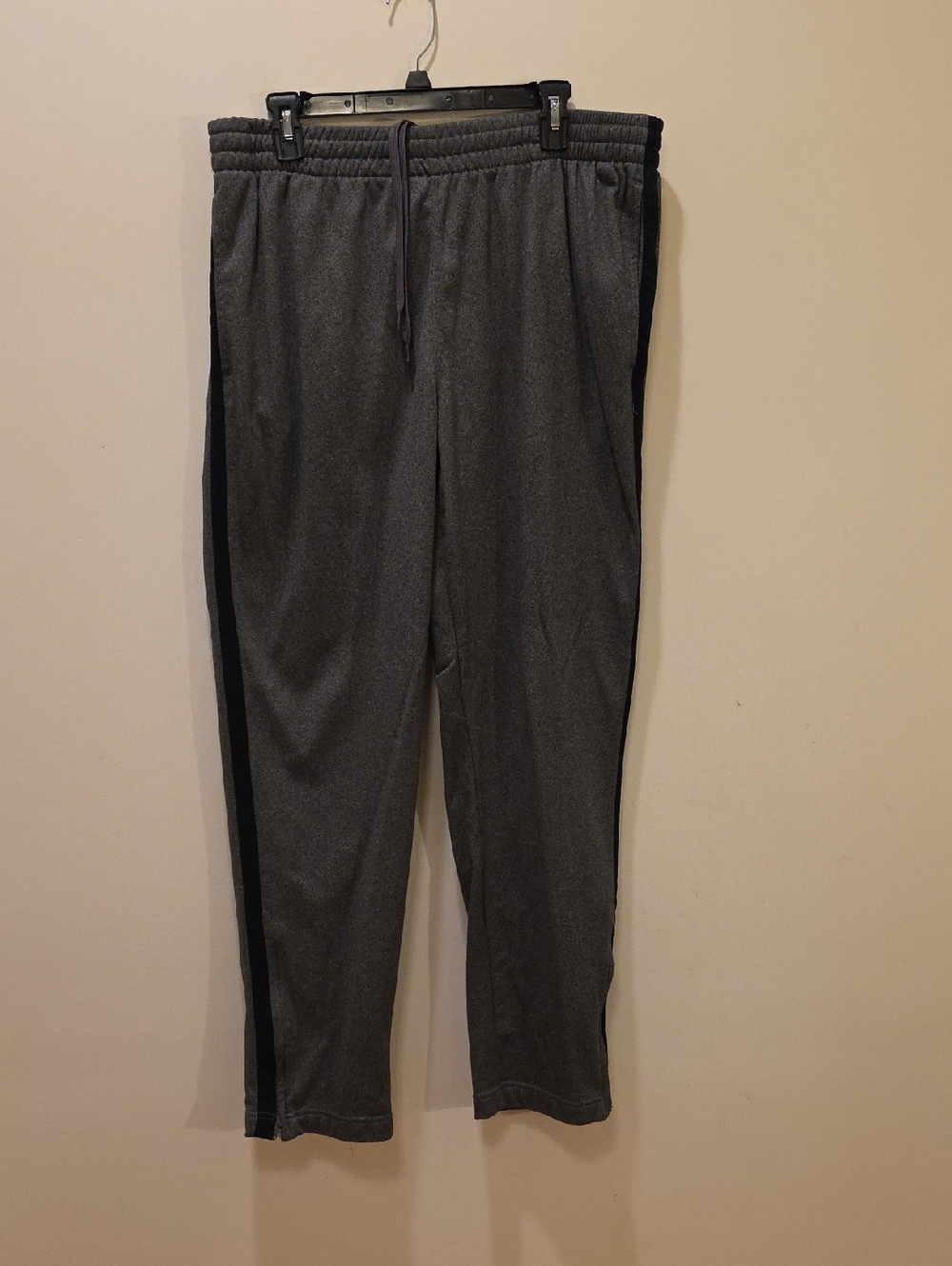 bcg Women's Charcoal Gray Joggers with Black Side Stripe
